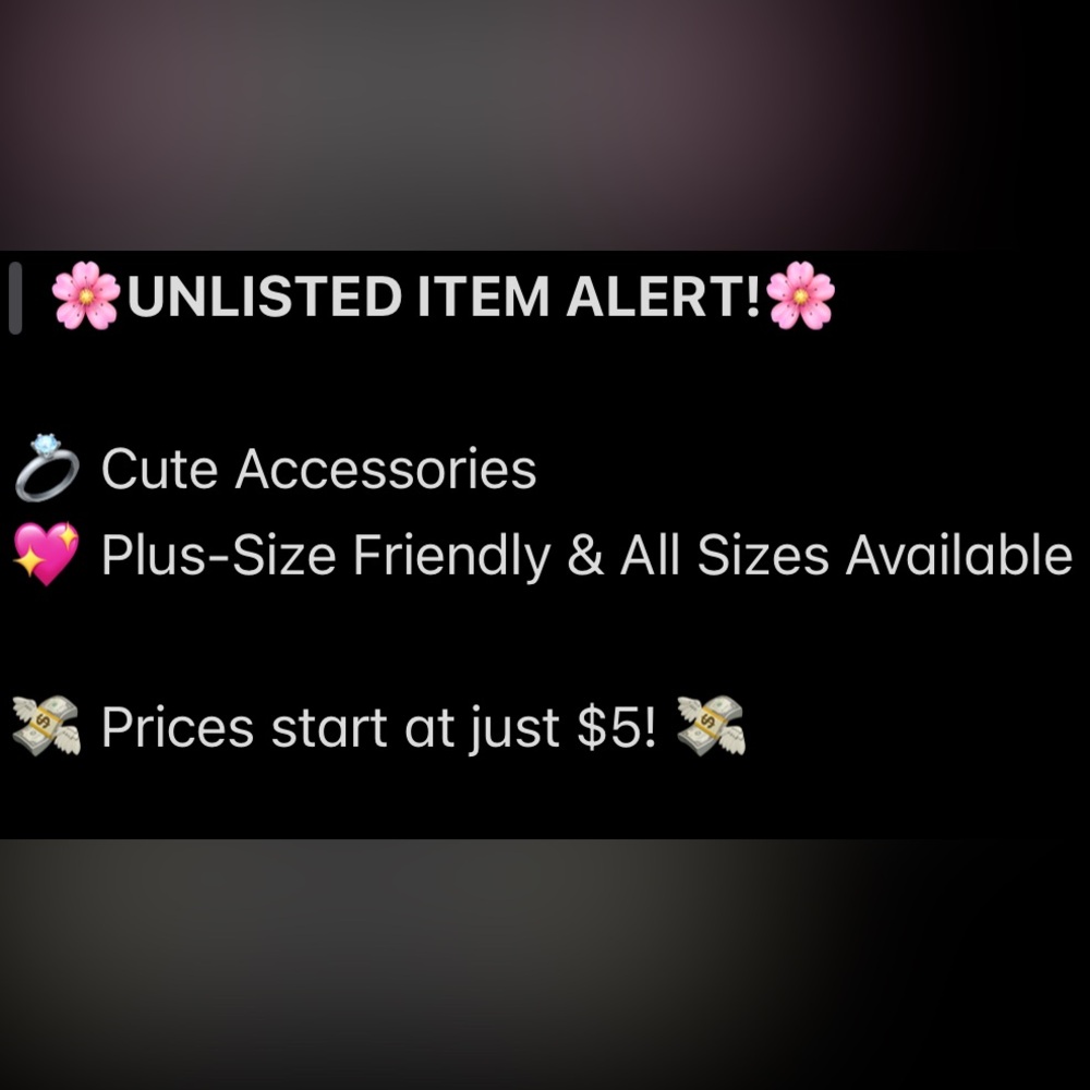 Unlisted items Alert!